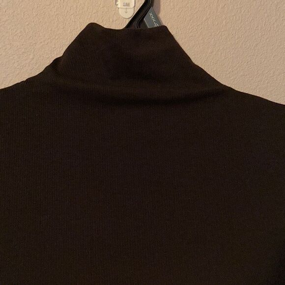 Lululemon Ribbed Wool-Blend Turtleneck in Espresso NWT‎ Sz 12 - Picture 2 of 6